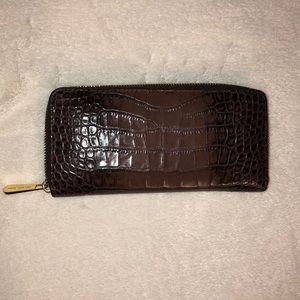 michael kors crocodile wallet